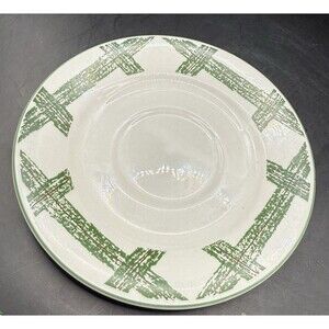 Cades Cove Collection Saucer Green Plaid Citation